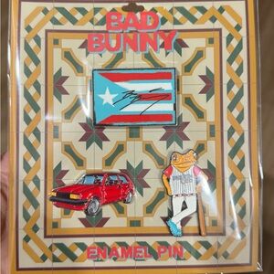Bad Bunny Enamel Pin Set from DtMf residency
